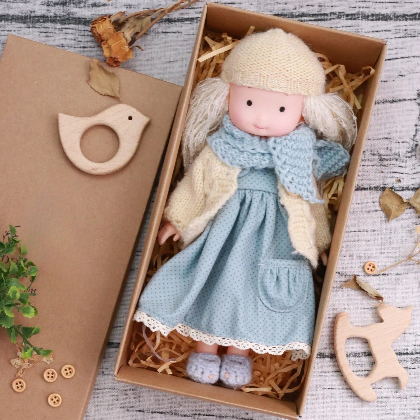 Doll Soft Plush Dress Up Gift Set