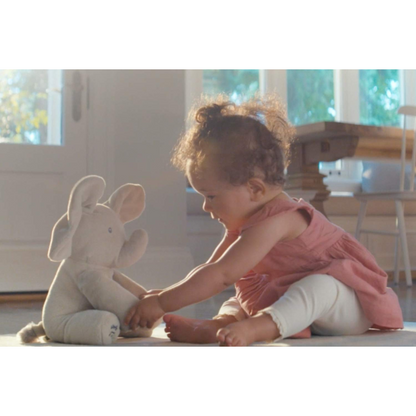 Plush Elephant Toy with Music and Movement