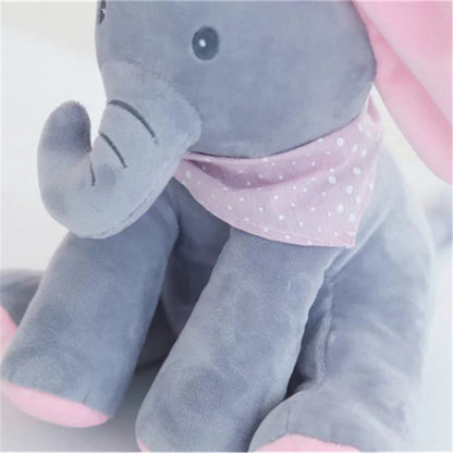Plush Elephant Toy with Music and Movement