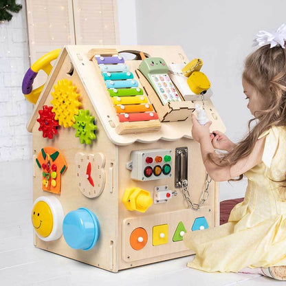 Wooden Kids Activity Learning Play Centre