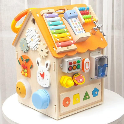 Wooden Kids Activity Learning Play Centre