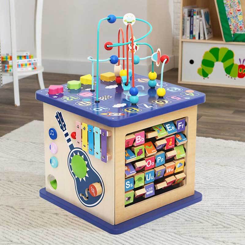 Wooden Kids Activity Learning Play Centre