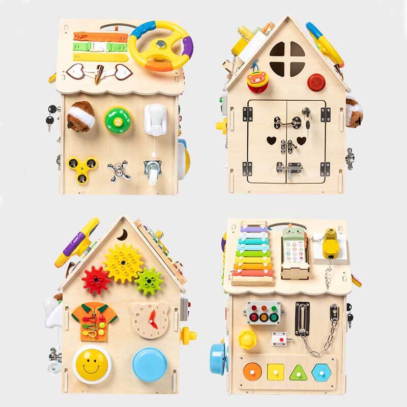 Wooden Kids Activity Learning Play Centre