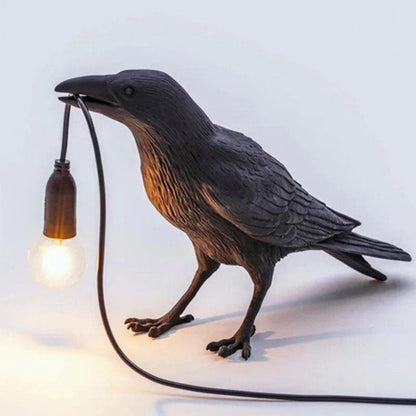 Halloween Decoration Crow Table Lamp Light