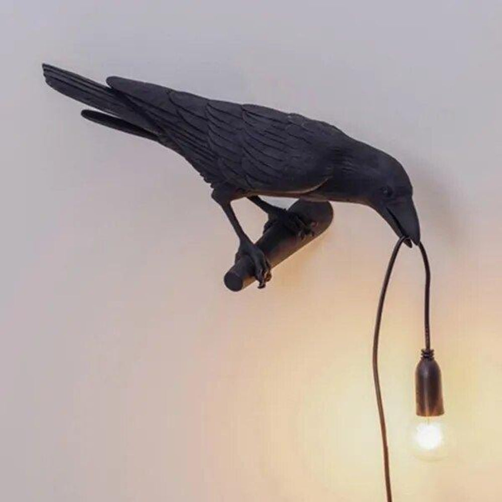 Halloween Decoration Crow Table Lamp Light