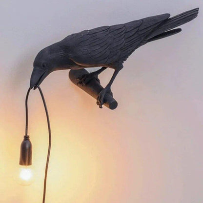 Halloween Decoration Crow Table Lamp Light