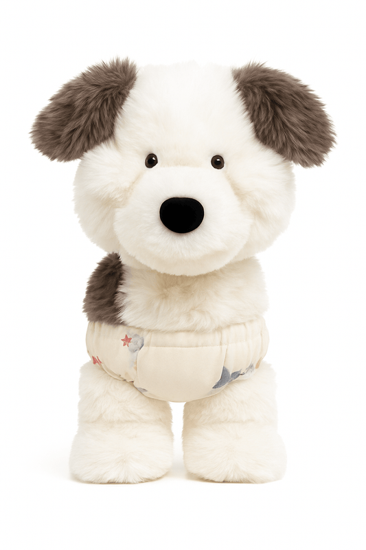 Moofi the Diaper Pup™ – 35 cm plush toy – Auraplush™