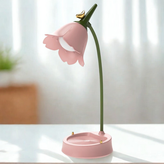 Modern Flower LED Table Lamp ABS Plastic