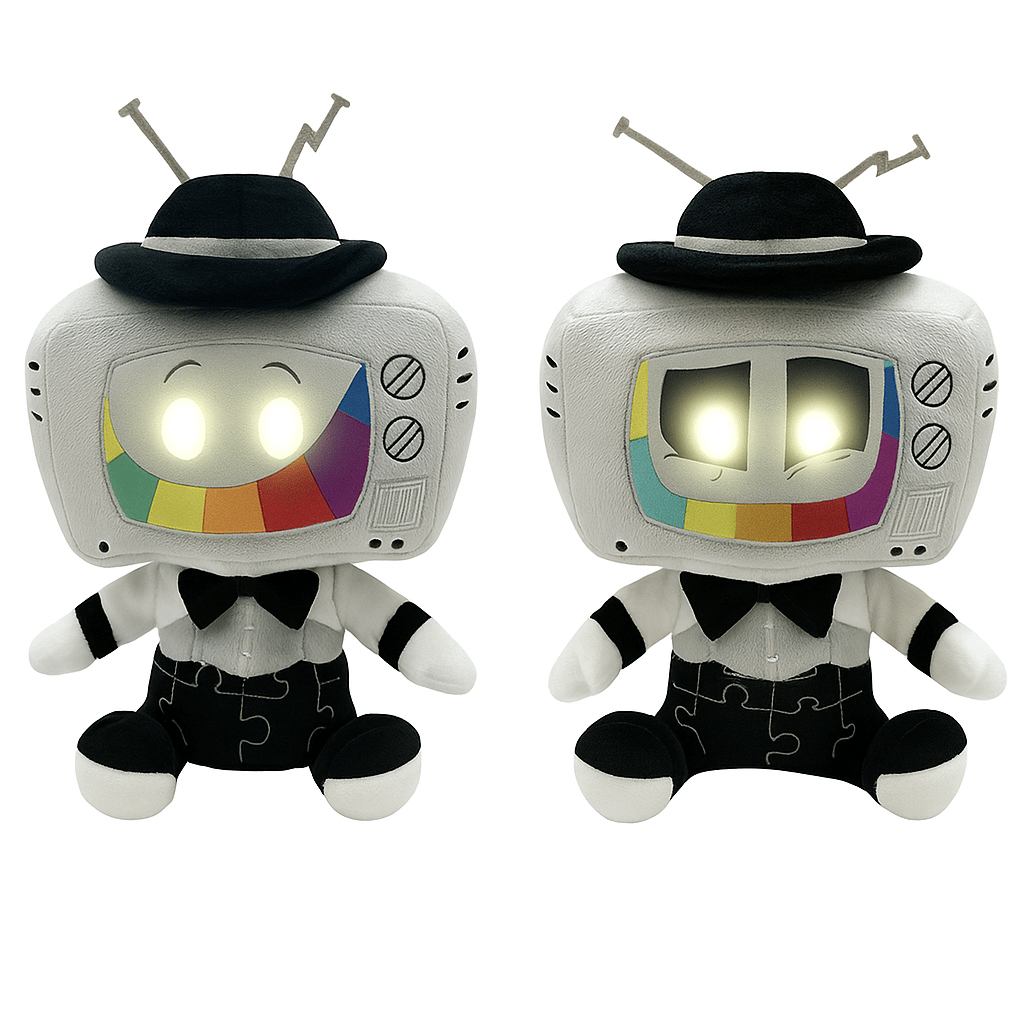 Pixel & Glitch™ – The Mood - Switching TV Twins Plush Set plush toy – Auraplush™