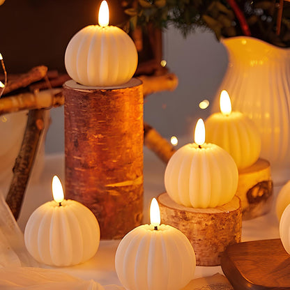 LED Pillar Candles Flickering Flame Effect
