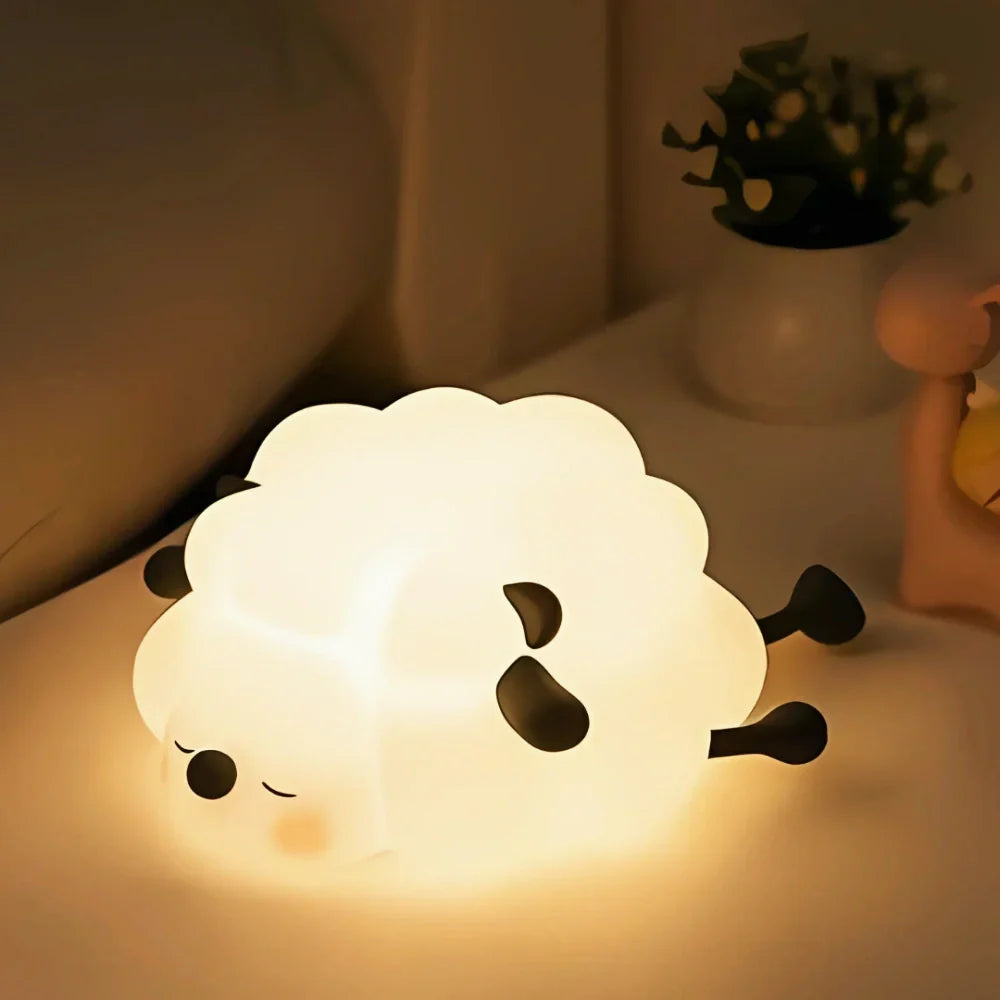 Night Light Silicone Animal Bedside Lamp