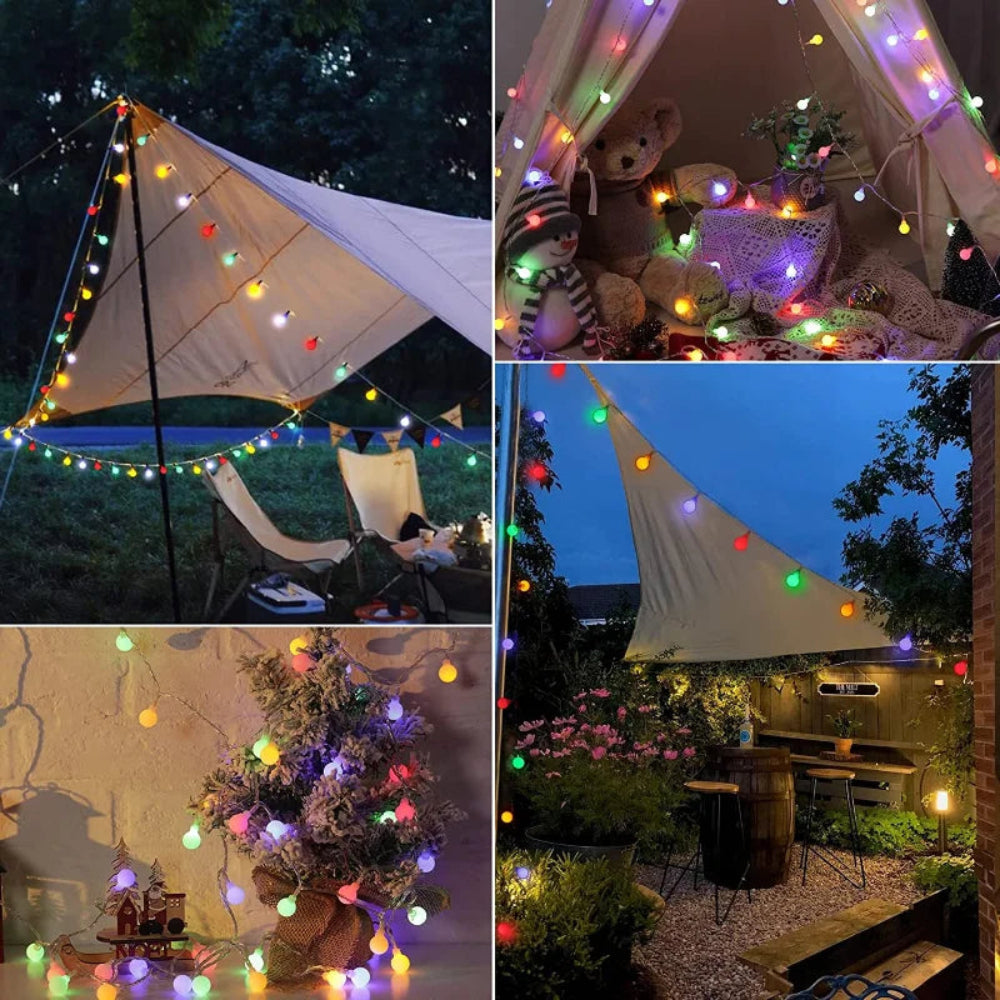 Halloween Lights Outdoor Solar LED String Lights Waterproof