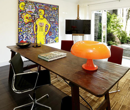 LED Table Lamp with Modern Mushroom Design