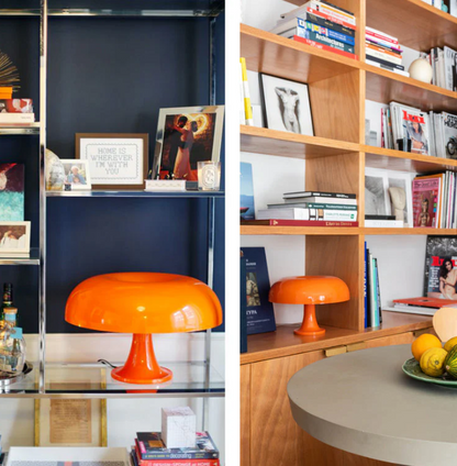 LED Table Lamp with Modern Mushroom Design