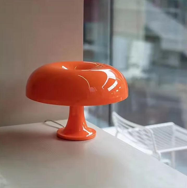 LED Table Lamp with Modern Mushroom Design