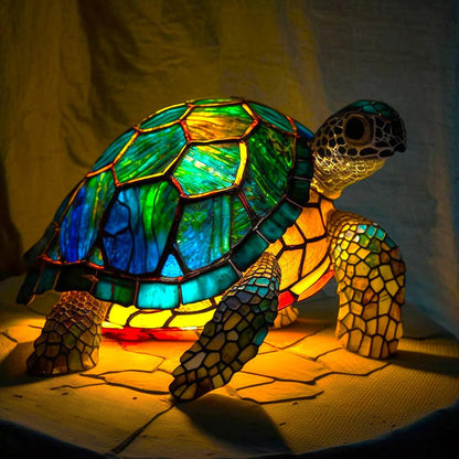 Animal Stained Glass Table Lamp Ornament