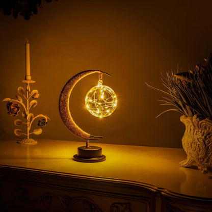 LED Moon Lamp Decorative Bedroom Table Light