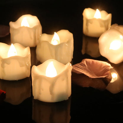LED Tealight Candles Warm Flicker Glow