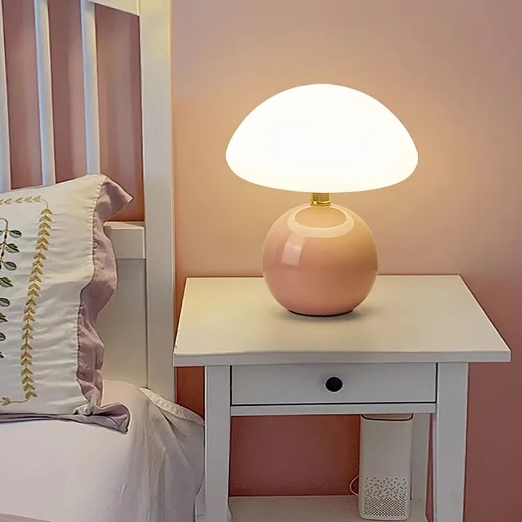 Table Lamp Modern Ceramic LED Light Design