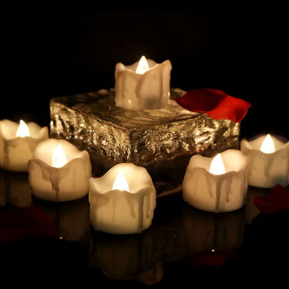 LED Tealight Candles Warm Flicker Glow