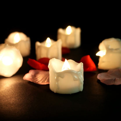 LED Tealight Candles Warm Flicker Glow